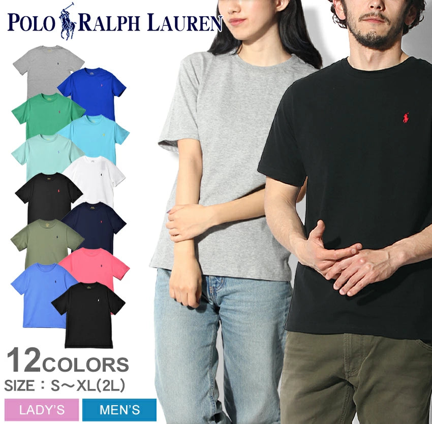 ポロ ラルフローレン ワンポイント クルーネック 半袖Tシャツ 12カラー │Z-CRAFT WEB本店