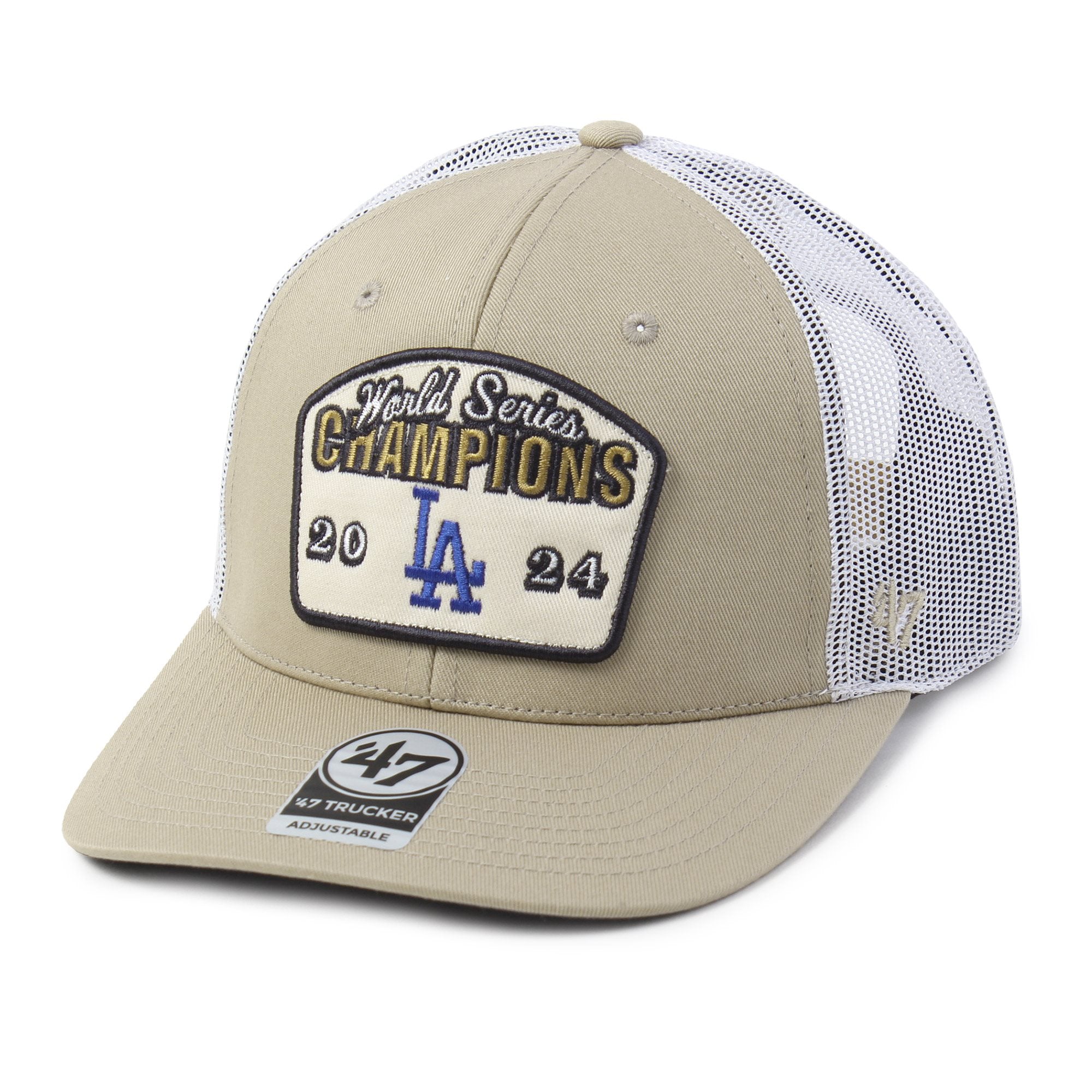 47 ブランド キャップ 47 BRAND CAPS LOS ANGELES DODGERS 2024 WORLD SERIES CHAMPIONS  BELT 47 TRUCKER BWS-WSBLT312CNP 帽子 1カラー │Z-CRAFT（ゼットクラフト） WEB本店