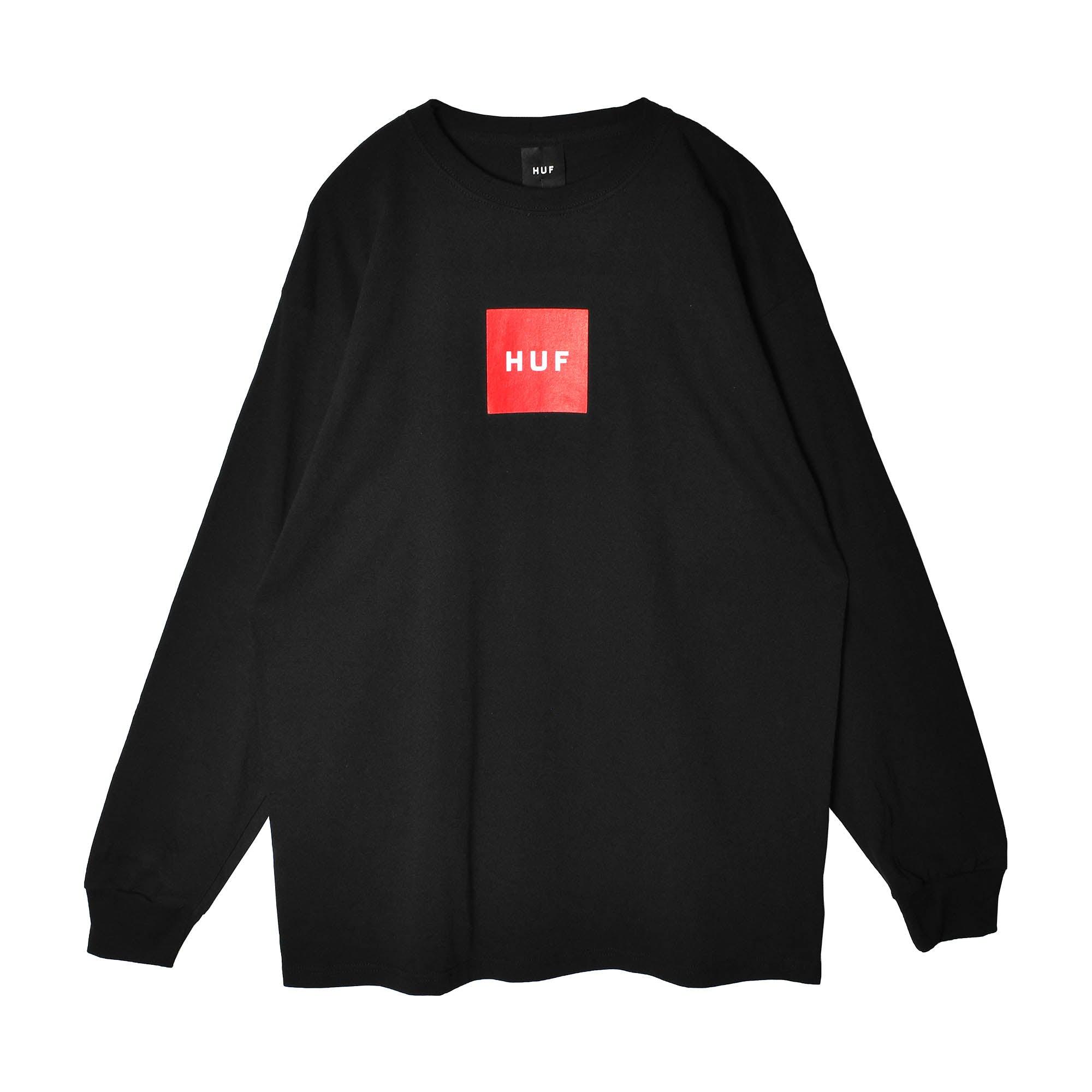 ハフ（HUF） エッセンシャル ボックスロゴ ロングスリーブ Tシャツ