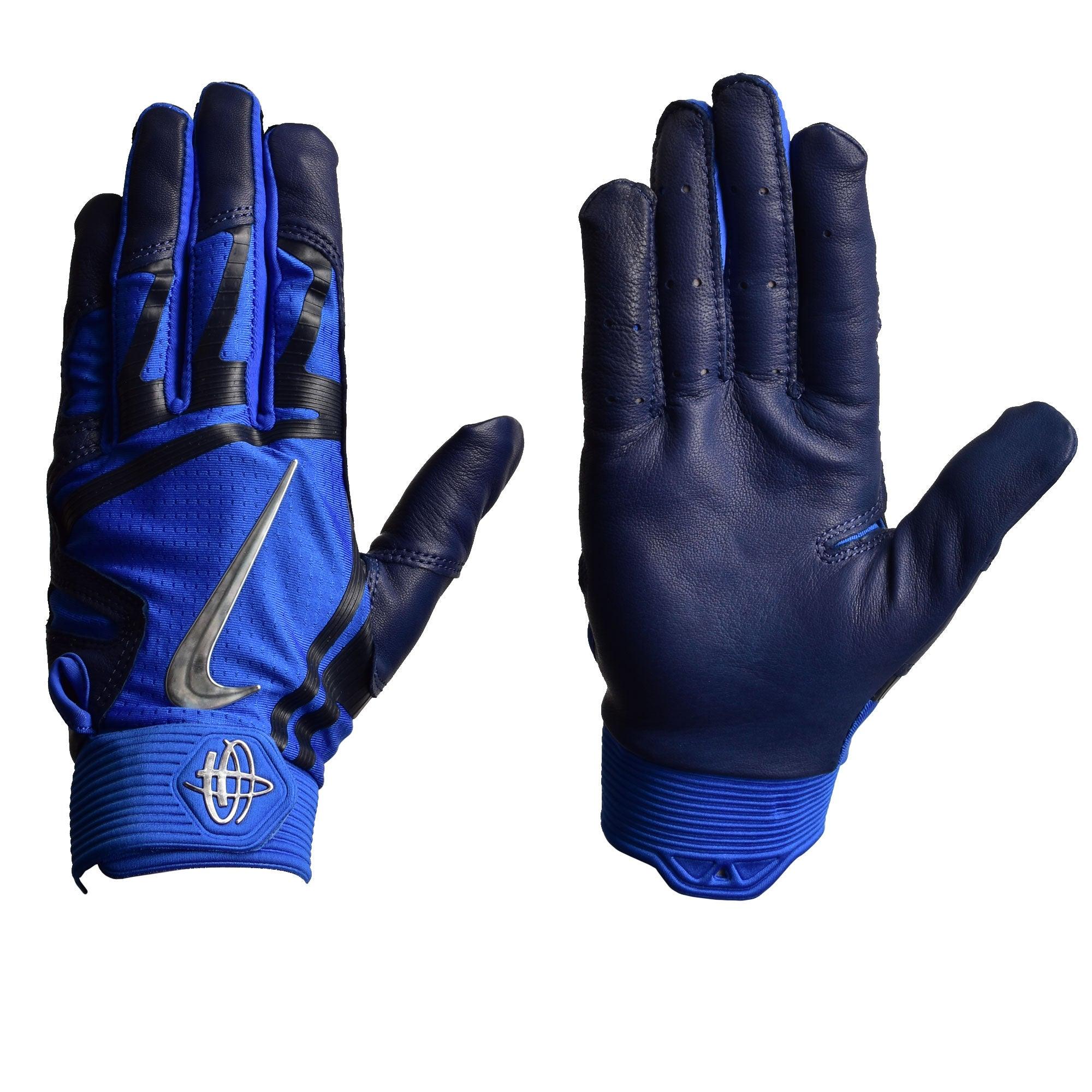 ナイキ（nike） HUARACHE ELITE BATTING GLOVES N.BG05 バッティンググローブ ブルー 青 ネイビー シルバー  1カラー│Z-CRAFT（ゼットクラフト） WEB本店