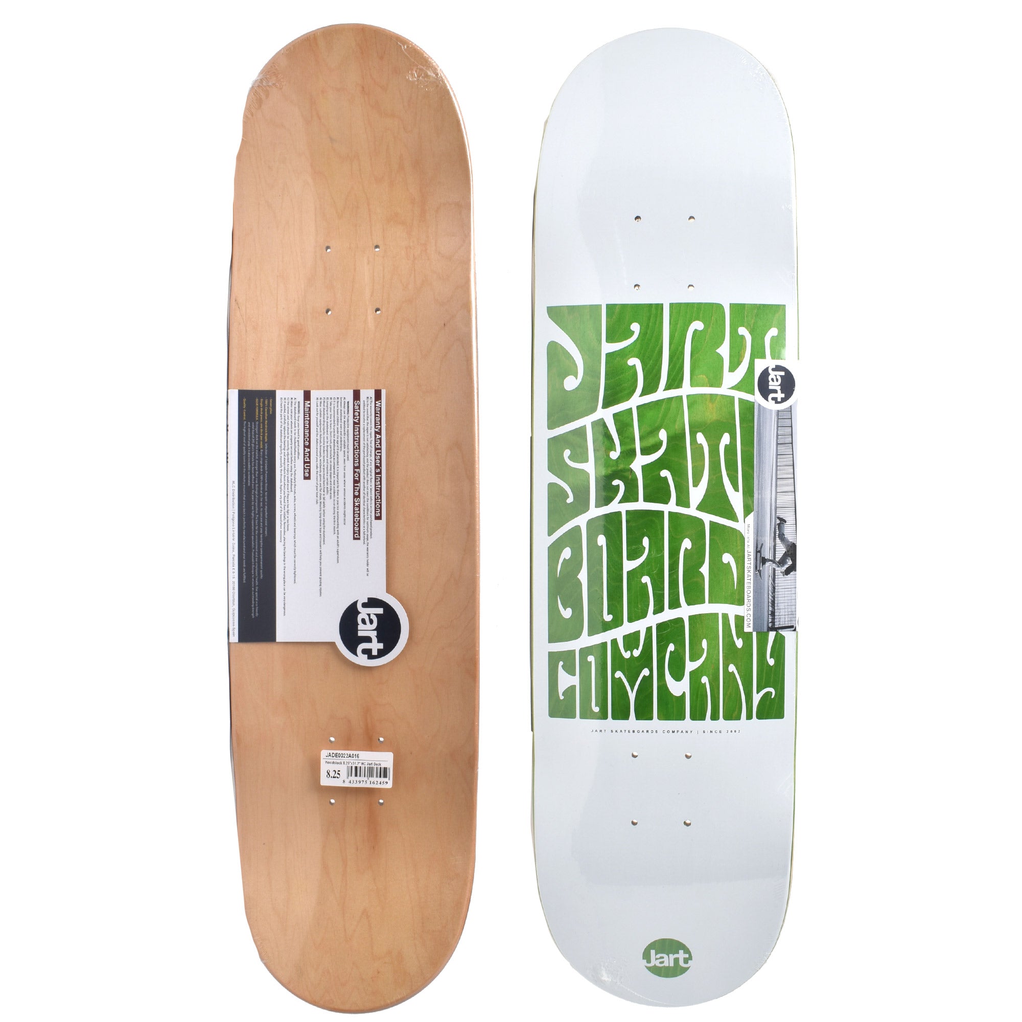 ジャート スケートボード JART SKATEBOARDS WOODSTOK 8.25x31.7