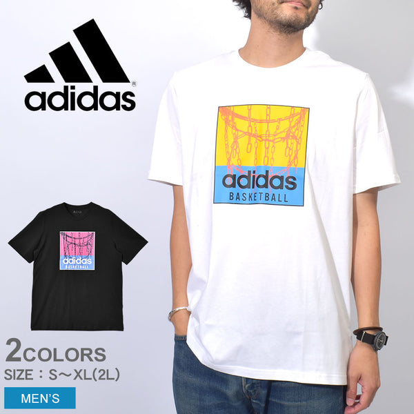 チェーンネット バスケットボール グラフィック Tシャツ IC1861 IC1862 半袖Tシャツ 2カラー 返品無料 当日出荷