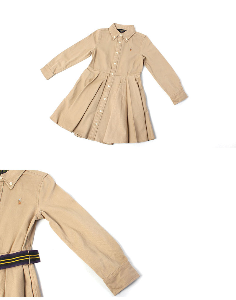 BELT COTTON CHINO SHIRTDRESS 312699674 ワンピース 1カラー