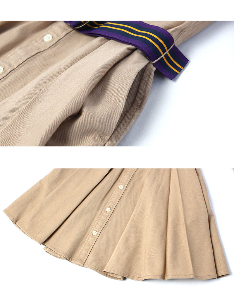 BELT COTTON CHINO SHIRTDRESS 312699674 ワンピース 1カラー