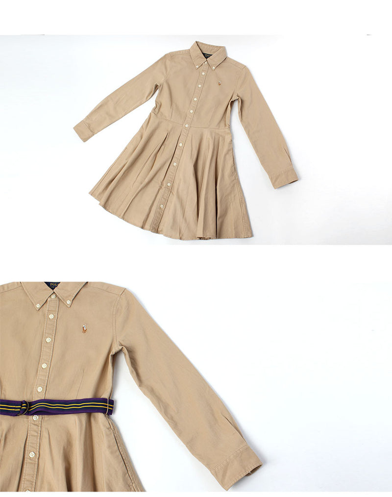 BELT COTTON CHINO SHIRTDRESS 313699674 ワンピース 1カラー