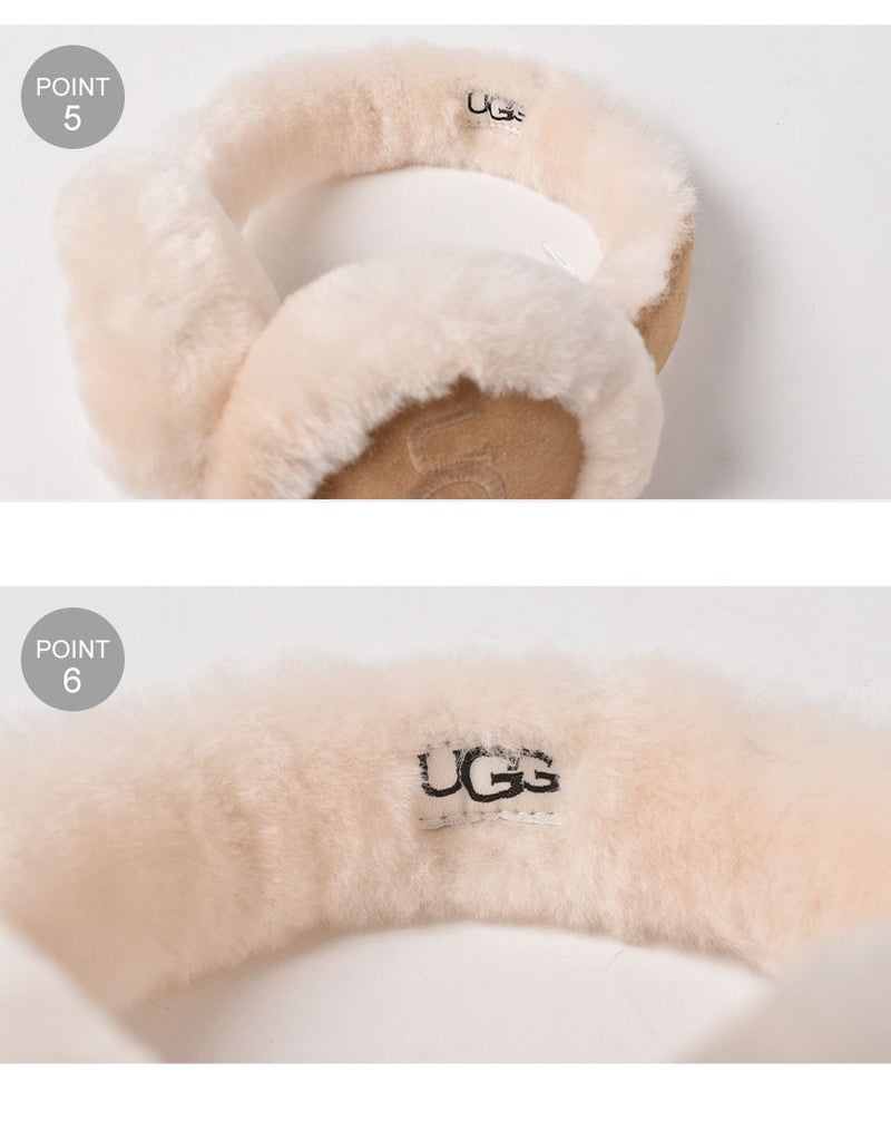 SHEEPSKIN EMBROIDERY EARMUFF 20955 耳あて 5カラー