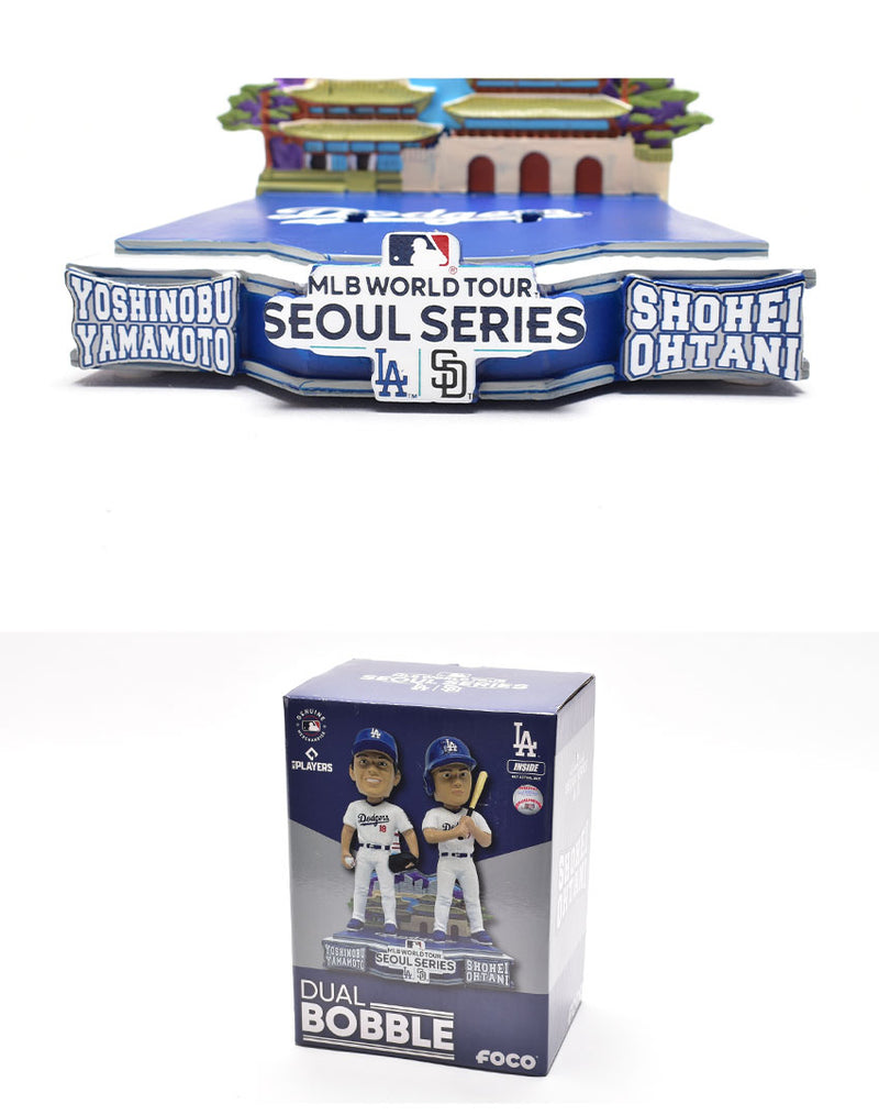 BOBBLEHEAD LAD 2024 SEOUL SHOHEI OHTANI＋YOSHINOBU YAMAMOTO DUAL ボブルヘッド 1カラー