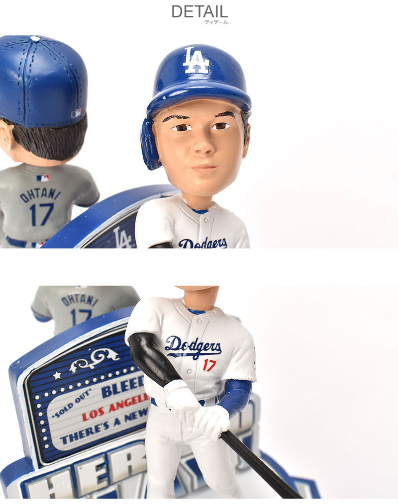 Shohei Ohtani Los Angeles Dodgers Dual Spinning Bobblehead ボブルヘッド