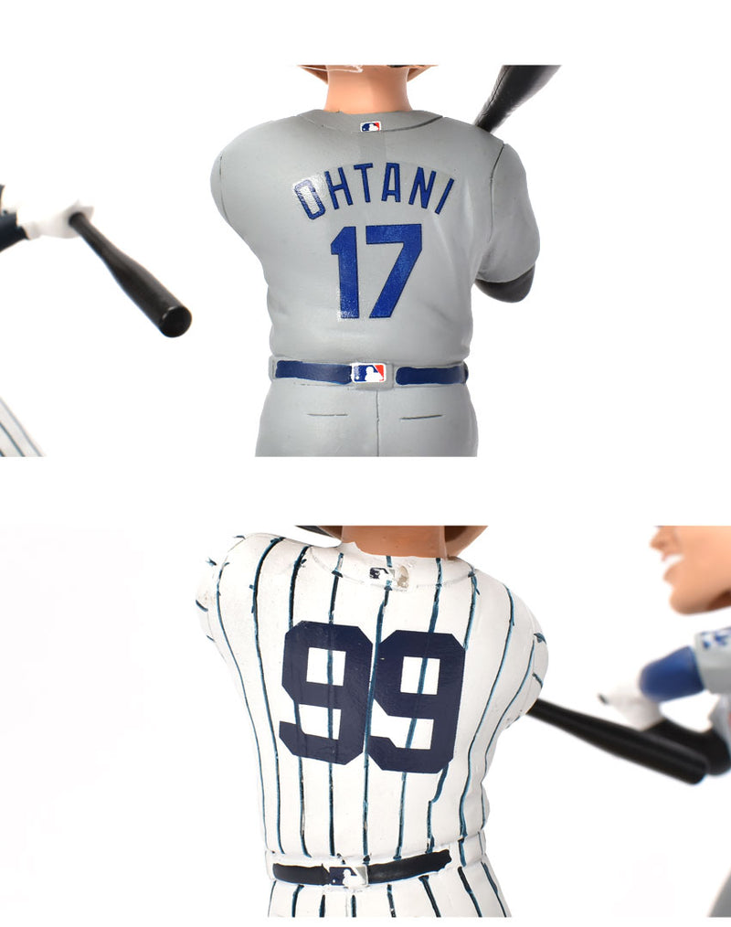 Aaron Judge ＆ Shohei Ohtani New York Yankees ＆ Los Angeles Dodgers Away Uniform Battle in the Bronx Dual Bobblehead ボブルヘッド