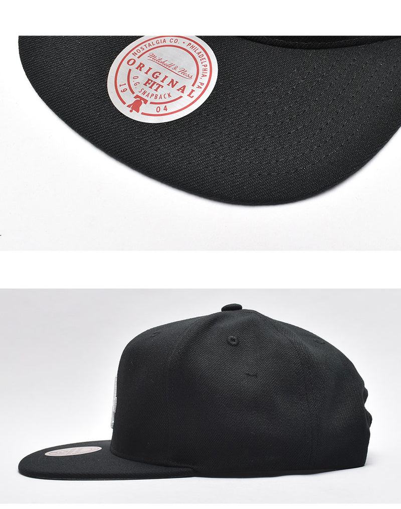 MLB EVERGREEN BLACK WHITE SNAPBACK DODGERS HS8544-LADBLCK ベースボールキャップ 1カラー