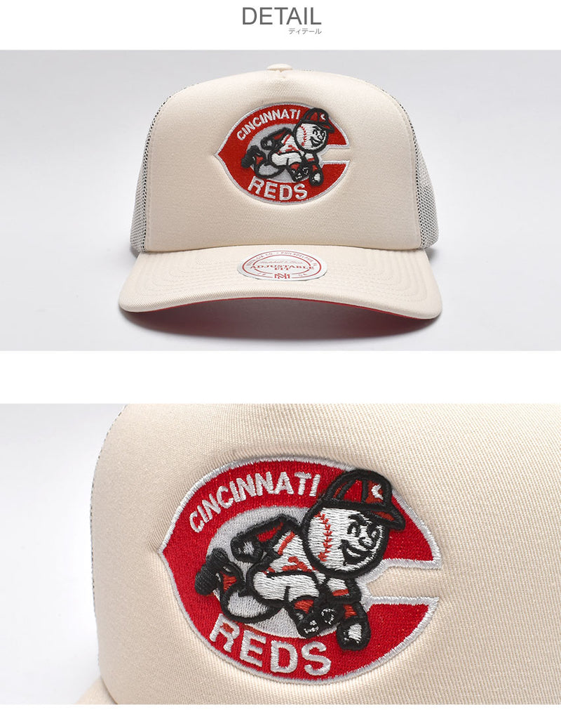 MLB EVERGREEN TRUCKER COOP REDS HHSS6490-CREYYPPPOFWH ベースボールキャップ 1カラー