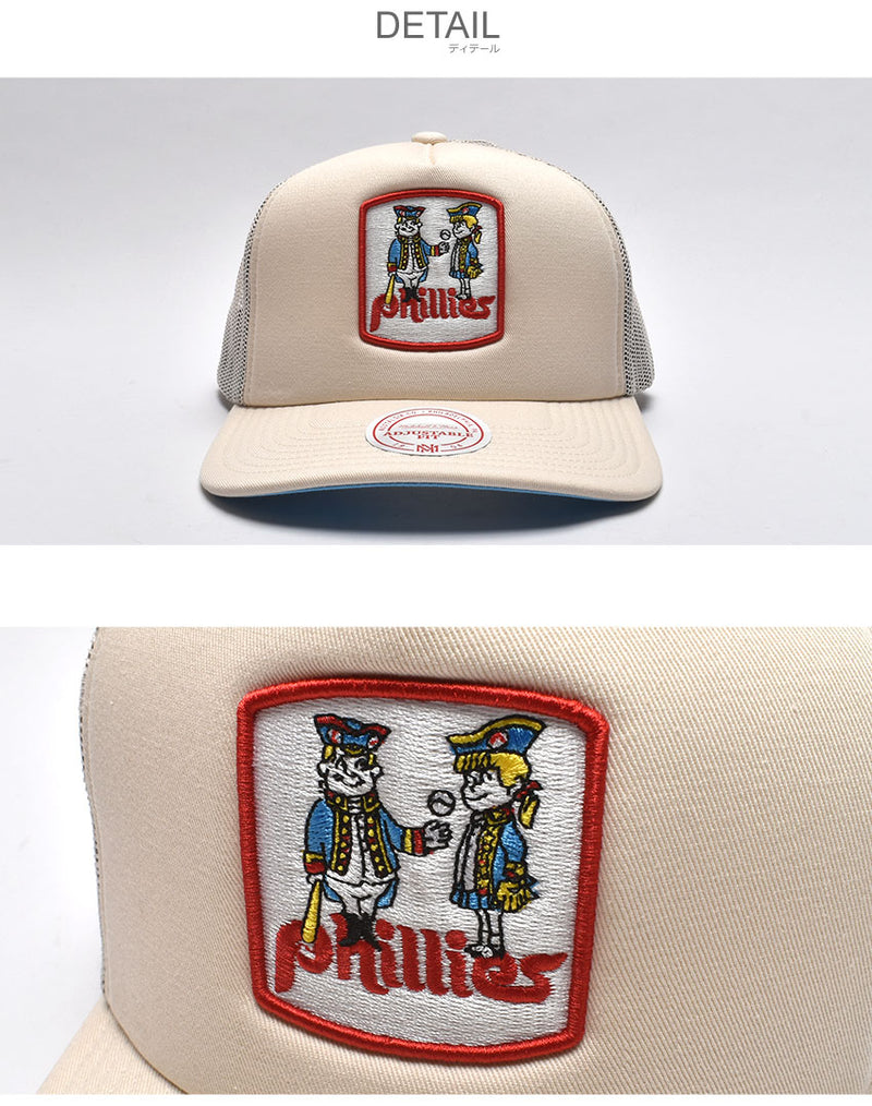 MLB EVERGREEN TRUCKER COOP PHILLIES HHSS6490-PPHYYPPPOFWH ベースボールキャップ 1カラー