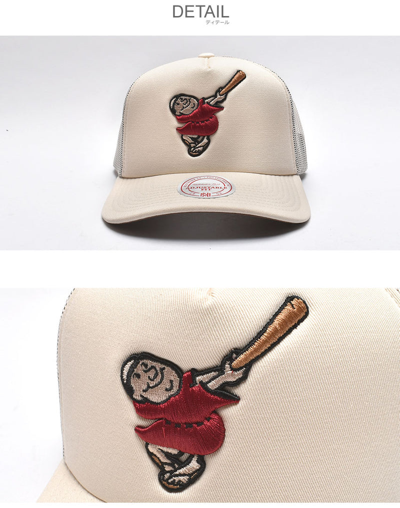 MLB EVERGREEN TRUCKER COOP PADRES HHSS6490-SDPYYPPPOFWH ベースボールキャップ 1カラー