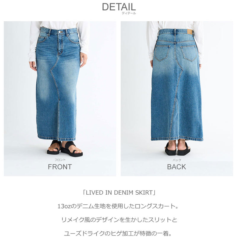 LIVED IN DENIM SKIRT RSK251062 スカート 2カラー