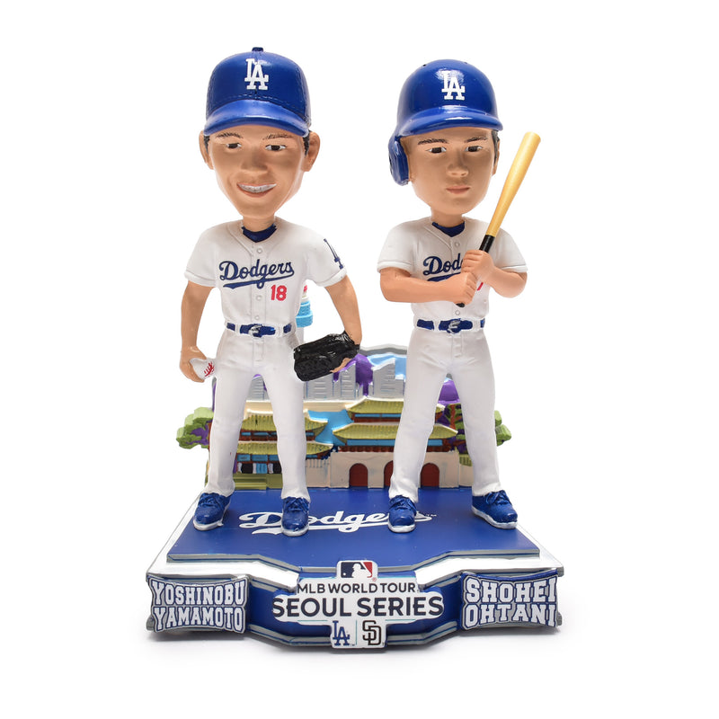 BOBBLEHEAD LAD 2024 SEOUL SHOHEI OHTANI＋YOSHINOBU YAMAMOTO DUAL ボブルヘッド 1カラー