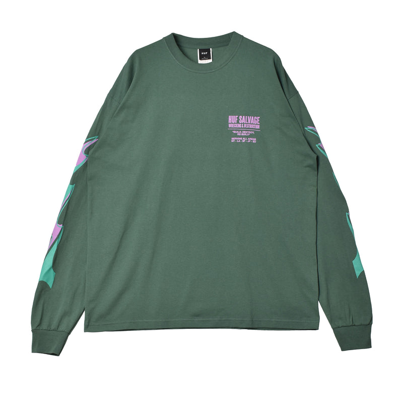 ハフ HUF BUZZKILL LS TEE TS02081 ロングスリーブＴシャツ 1カラー