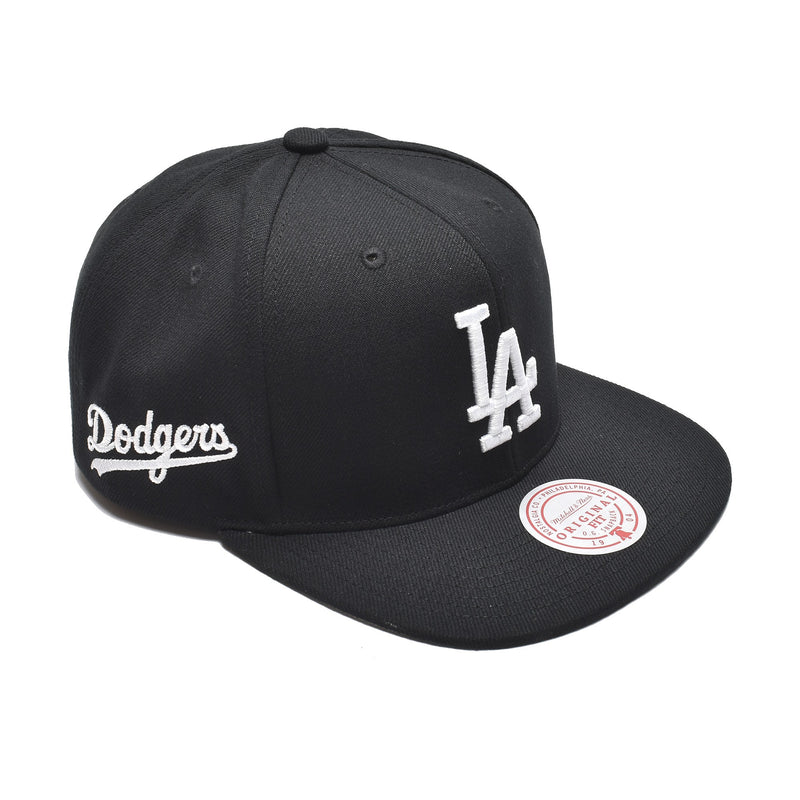 MLB EVERGREEN BLACK WHITE SNAPBACK DODGERS HS8544-LADBLCK ベースボールキャップ 1カラー