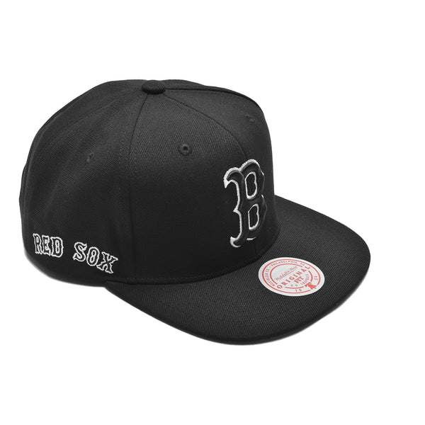 MLB EVERGREEN BLACK WHITE SNAPBACK RED SOX HS8544-BRSBLCK ベースボールキャップ 1カラー