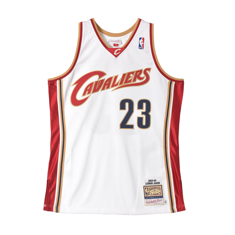 ミッチェル＆ネス MITCHELL＆NESS NBA AUTHENTIC JERSEY CAVALIERS 2003 LEBRON JAMES  AJY4CP19125-CCAWHIT03LJA ユニフォーム 1カラー │Z-CRAFT（ゼットクラフト） WEB本店