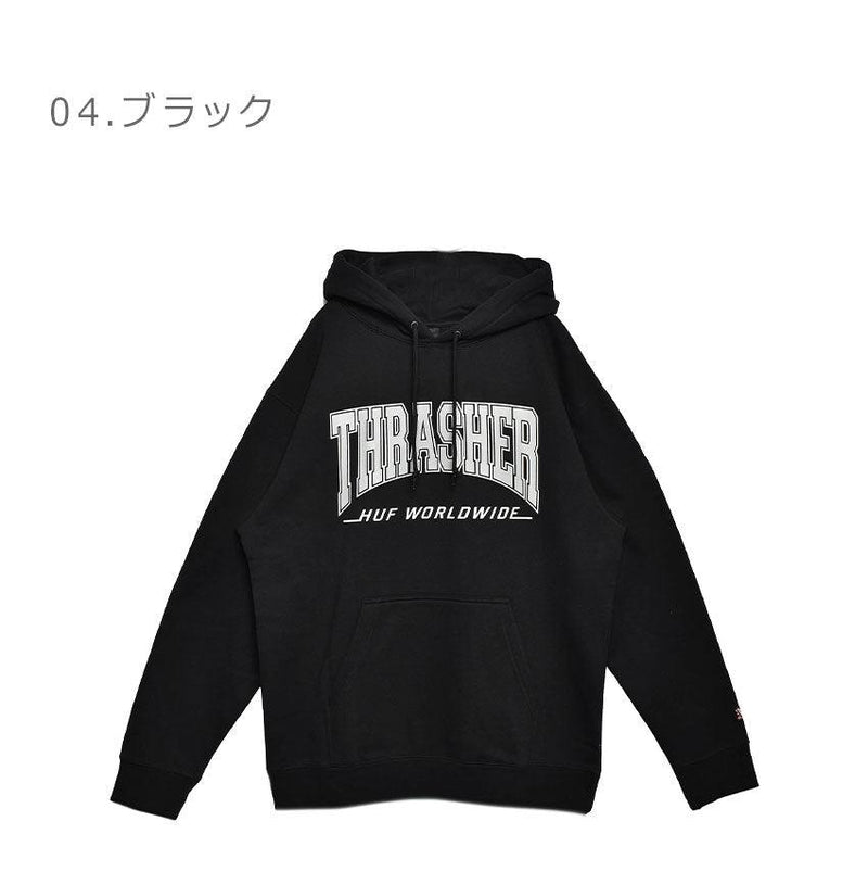 ハフ（HUF） BAYVIEW P/O HOODIE PF00563 パーカー ネイビー