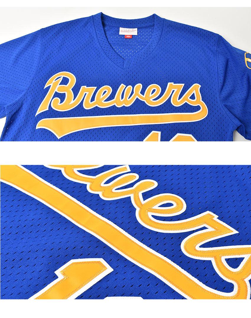 Milwaukee Brewers MLB Robin Yount Mitchell & Ness BP Jersey