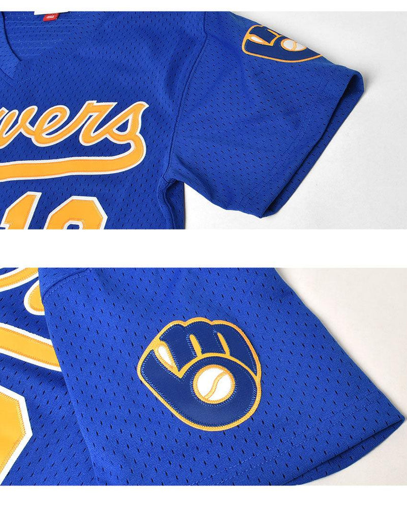 MLB AUTHENTIC ROBIN YOUNT MILWAUKEE BREWERS 1991 JERSEY ABPJ3011-MBR91RYOROYA ユニフォーム グリーン イエロー 1カラー