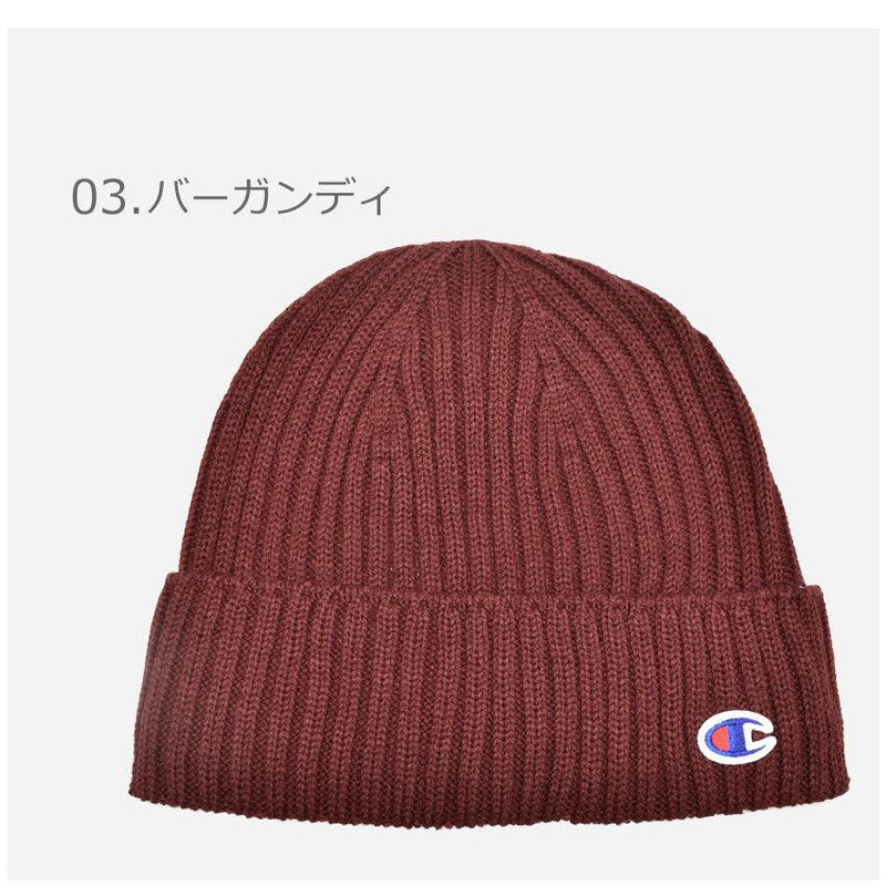 champion チャンピオン ニット帽 赤 ブランド雑貨総合 - 帽子