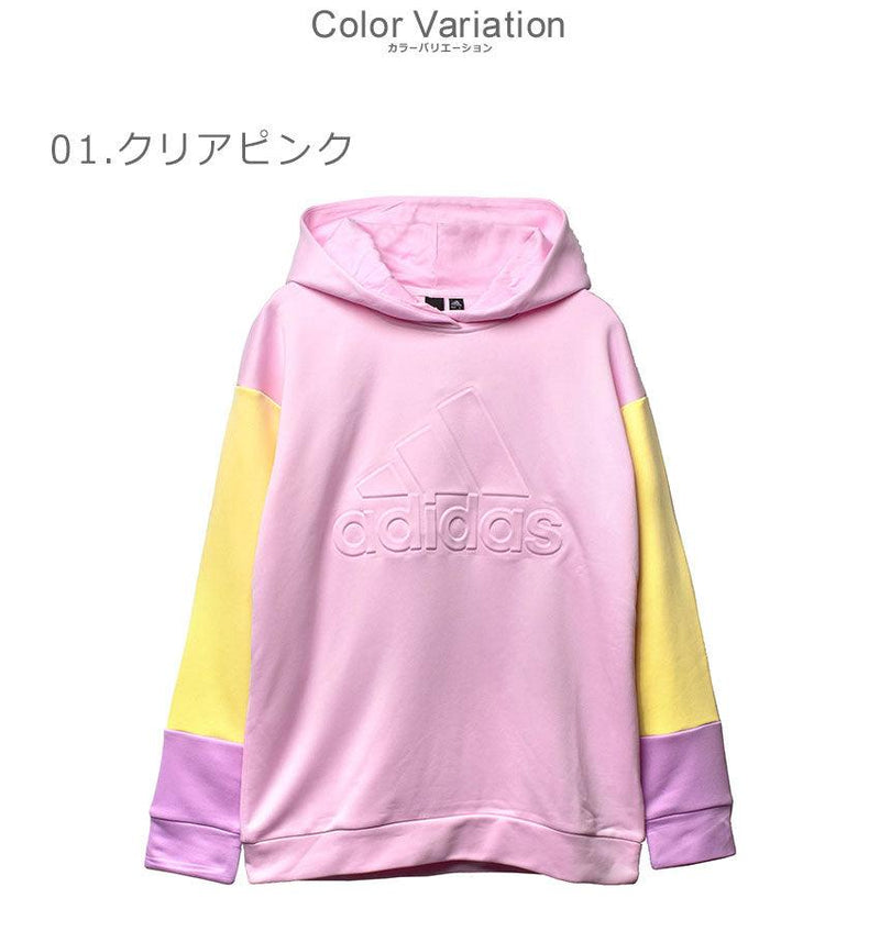 アディダス（adidas） カラーブロック スウェットフーディ— L6714