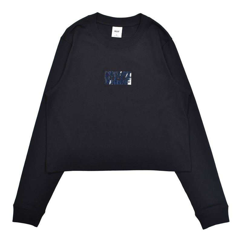 FOIL BAR LOGO L／S CROP TEE WTS0061 長袖Tシャツ 2カラー